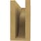 Ekena Millwork 4in. W x 8in. H x 12in. L Carmel Woodgrain TimberThane Rafter Tail, Primed Tan RFTUR04X08X12CARRCPR - alternate 4